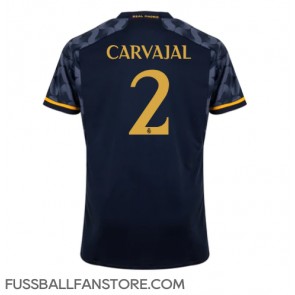 Real Madrid Daniel Carvajal #2 Replik Auswärtstrikot 2023-24 Kurzarm